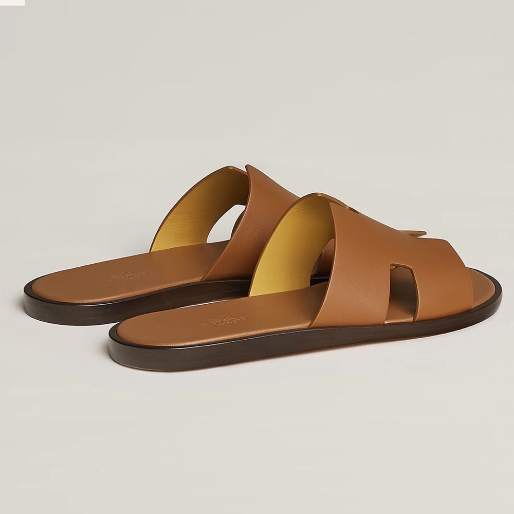 NWB AUTHENTIC MEN’S HERMES IZMIR SANDAL SIZE 11 - Picture 5 of 11